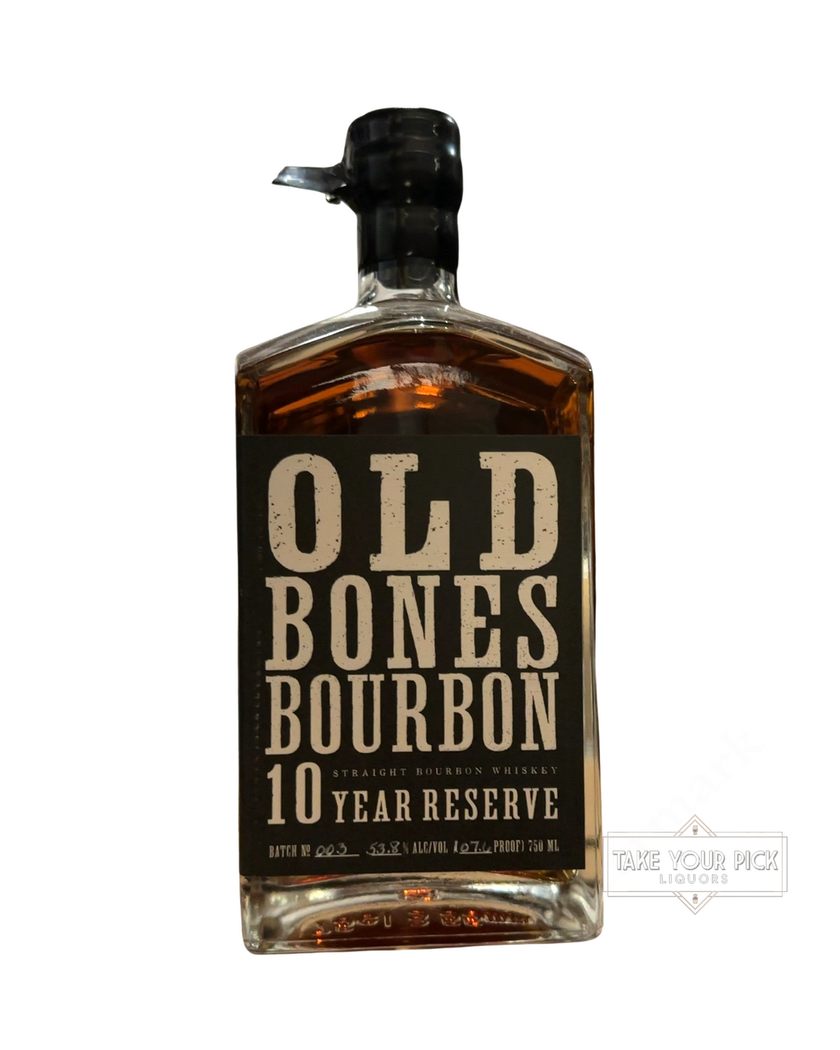 2016 Old Bones Bourbon 10 Year Reserve 107.6 Proof