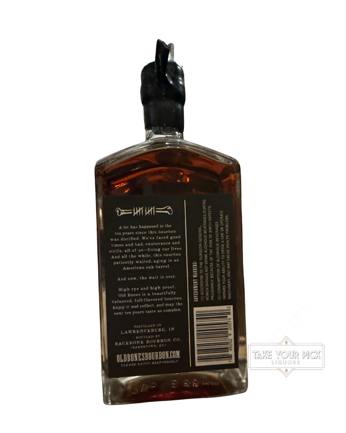 2016 Old Bones Bourbon 10 Year Reserve 110 Proof