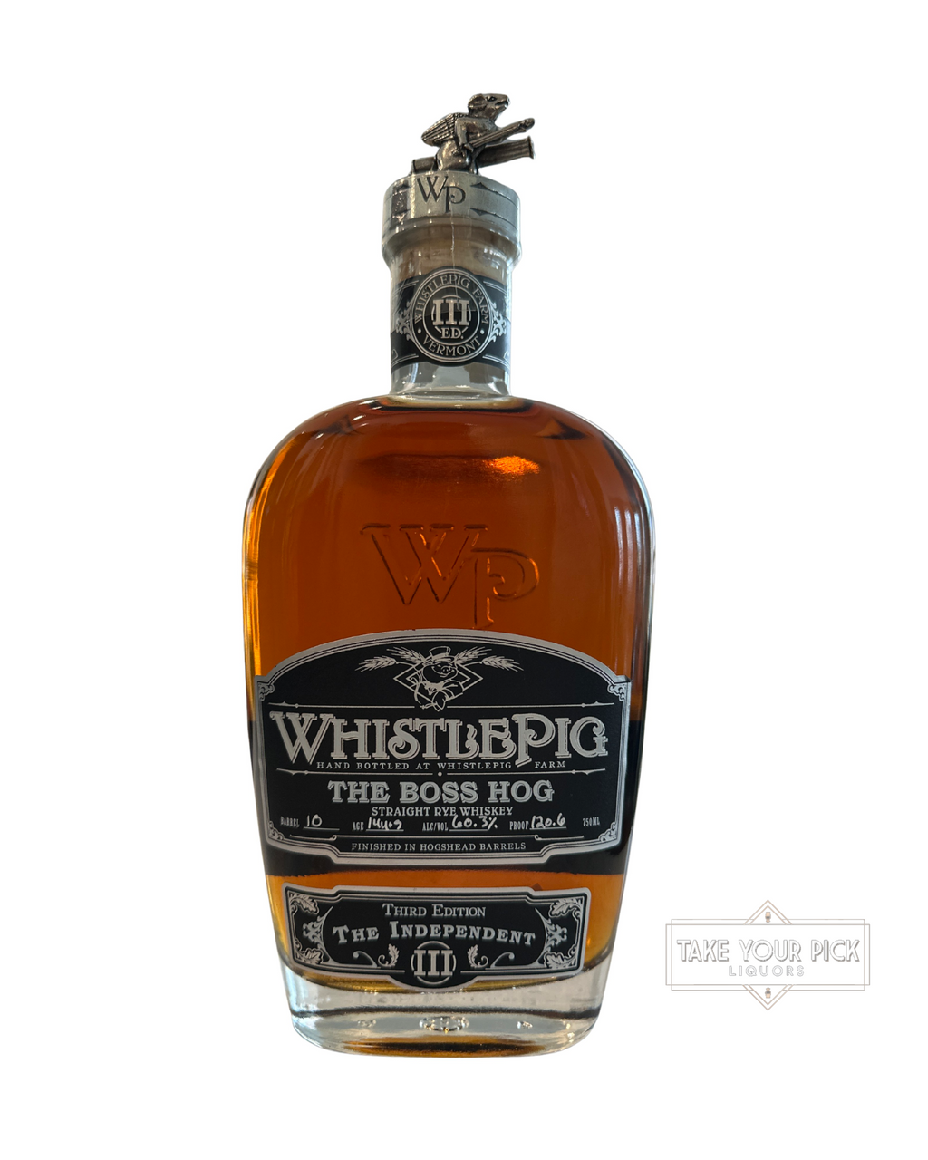 2016 WhistlePig Boss Hog Third Edition Independent 120.6 Proof