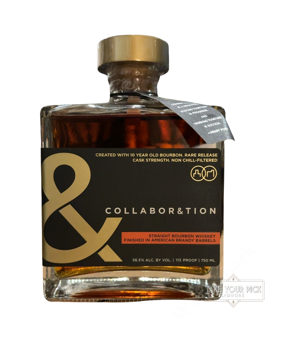 2017 Bardstown Bourbon Co. Copper & Kings COLLABOR&TION Straight Bourbon Whiskey Finished in American Brandy Barrels 113 Proof 750ml