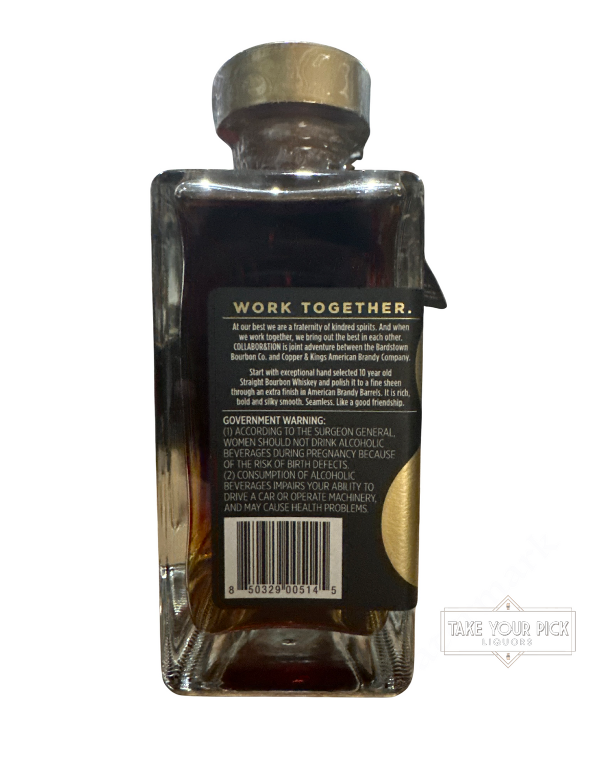 2017 Bardstown Bourbon Co. Copper & Kings COLLABOR&TION Straight Bourbon Whiskey Finished in American Brandy Barrels 113 Proof 750ml