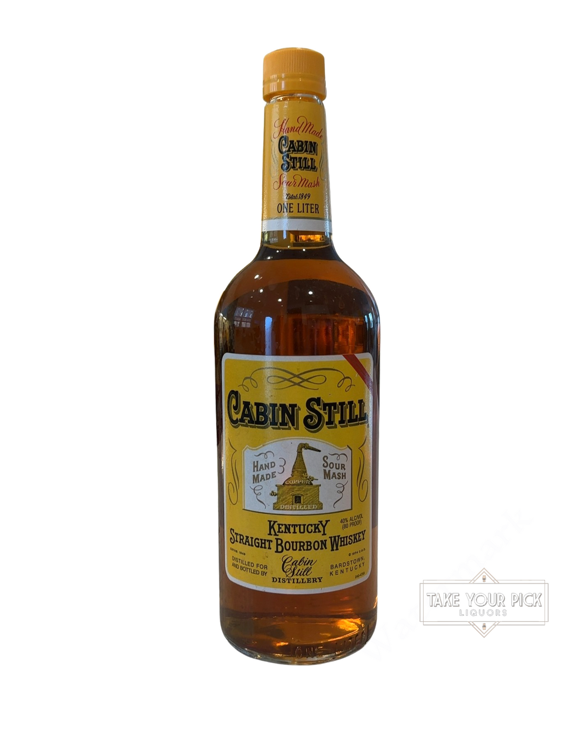2017 Cabin Still Distillery Cabin Still Straight Bourbon Whiskey 80 Proof