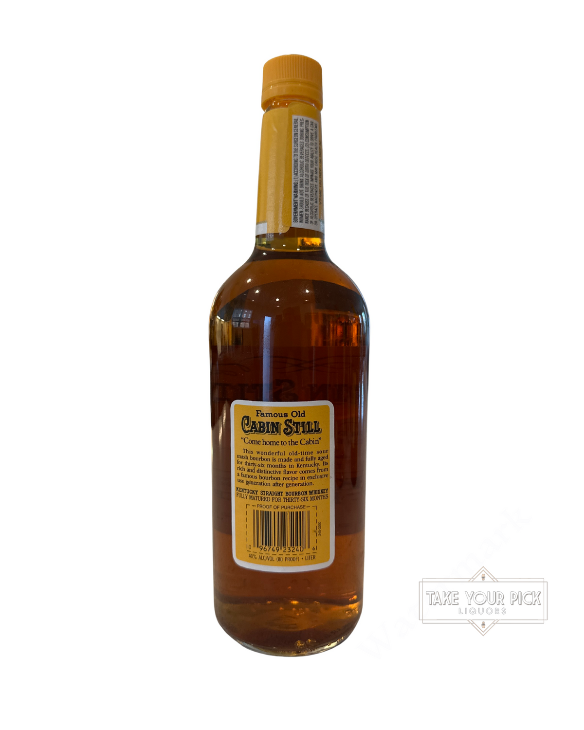 2017 Cabin Still Distillery Cabin Still Straight Bourbon Whiskey 80 Proof