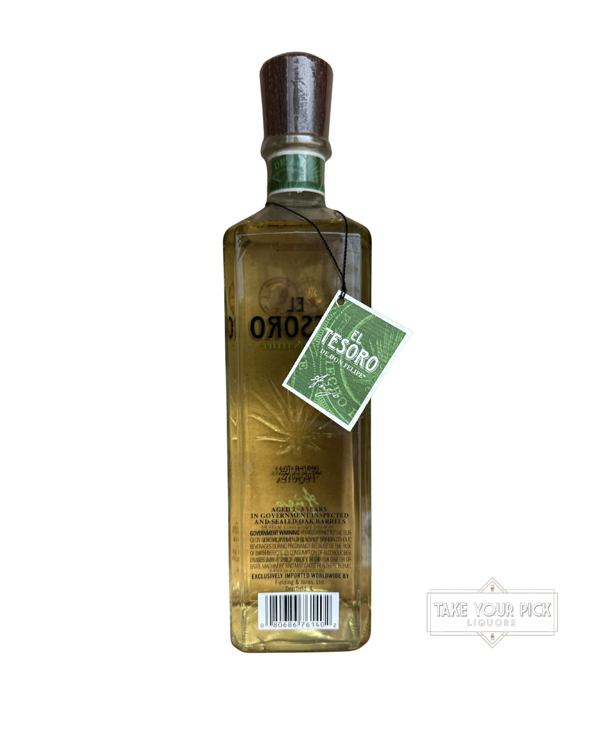 2017 El Tesoro Nom 1139 EL TESORO DE DON FELIPE 80 Proof 750ml