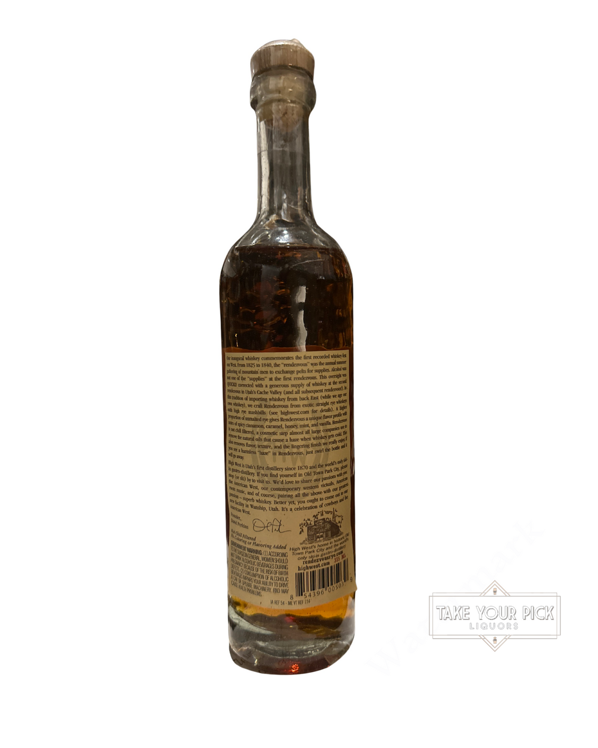 2017 High West Rendezvous Rye 92 Proof 375ml