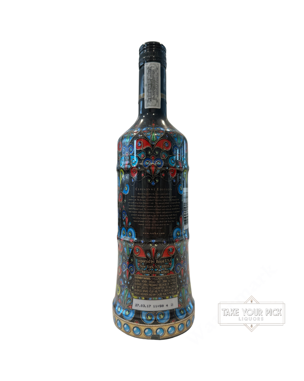 2017 Russian Standard Limited Edition Vodka 80 Proof 750ml
