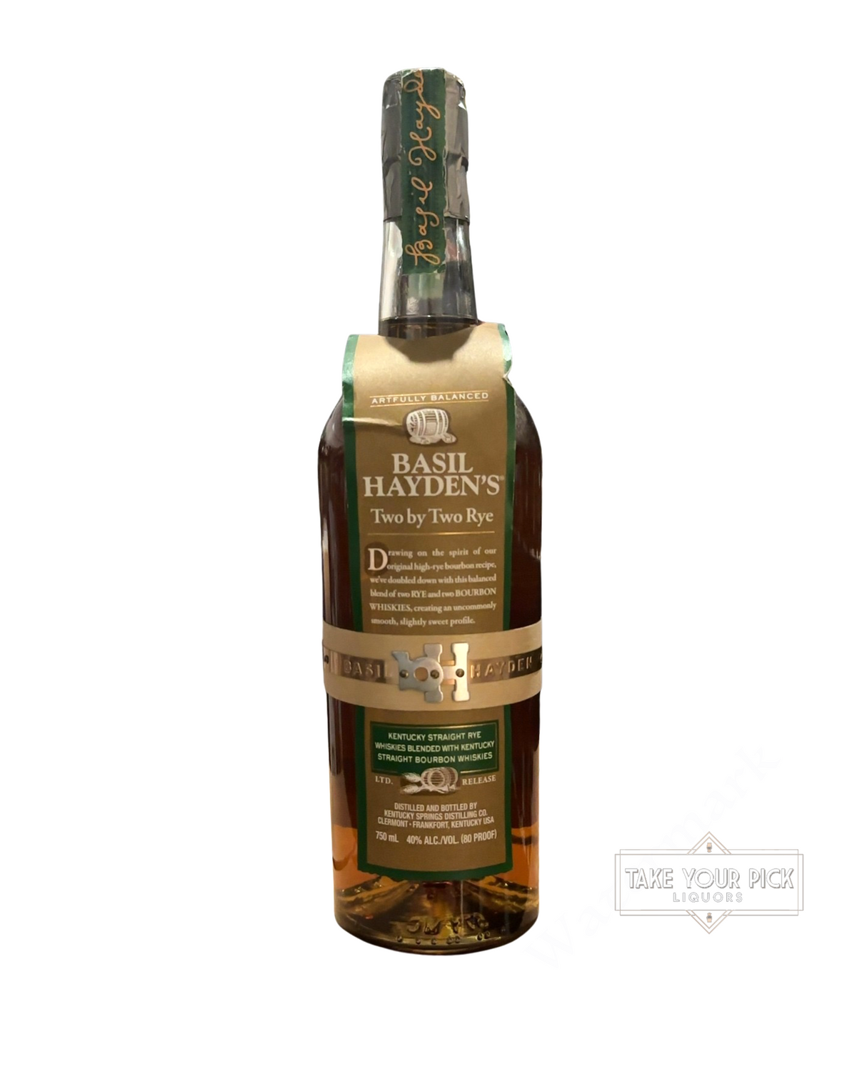 2018 Basil Hayden's Two by Two Rye 80 Proof