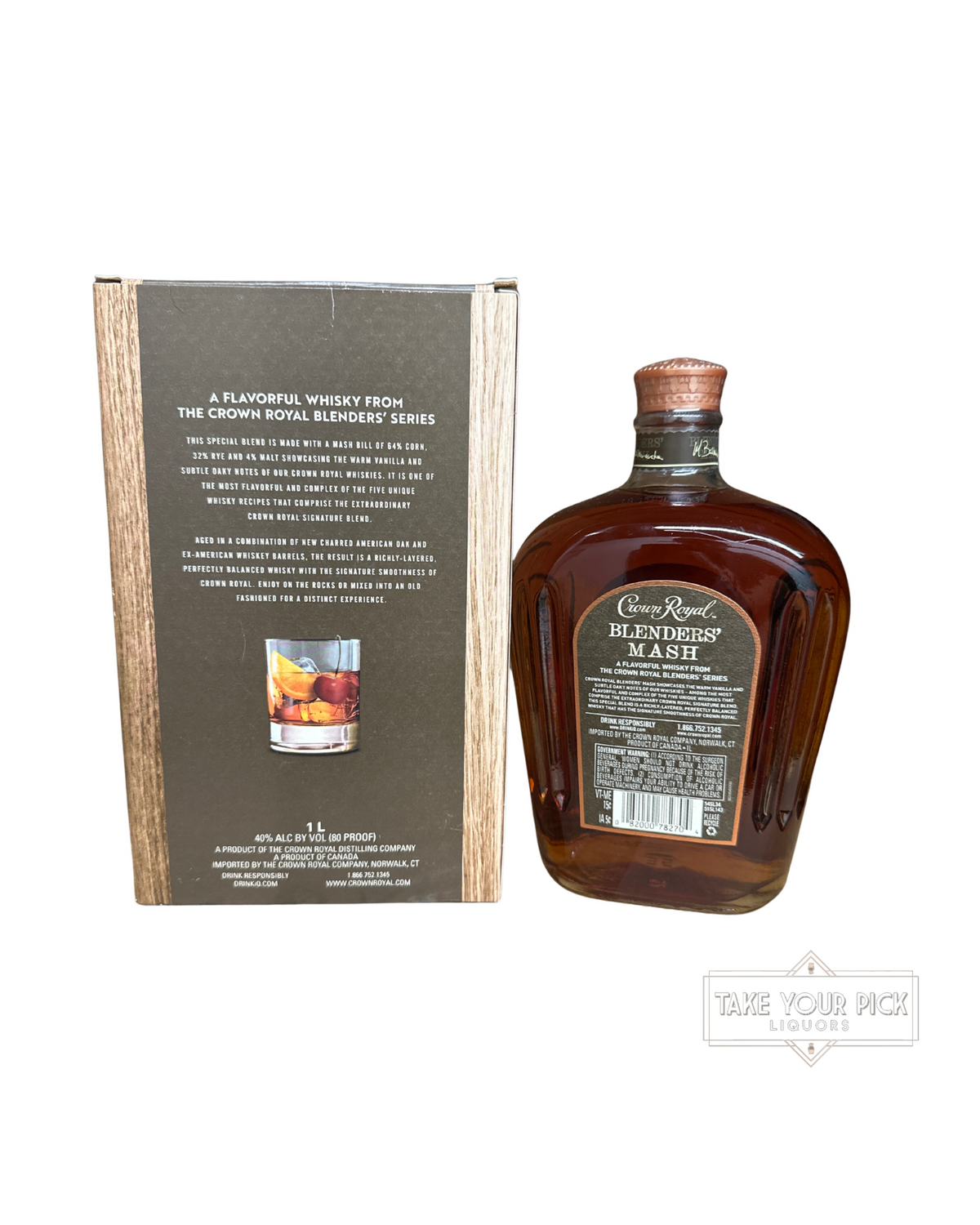 2018 Crown Royal Blenders' Mash 80 Proof 1000ml