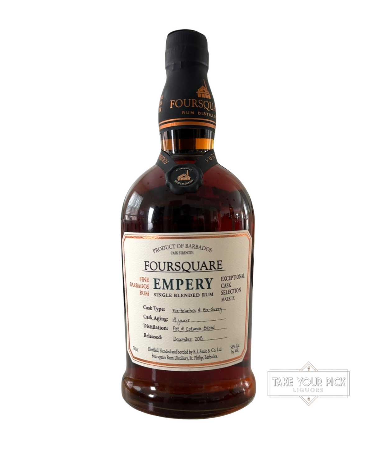 2018 Foursquare Rum Empery 112 Proof 750ml