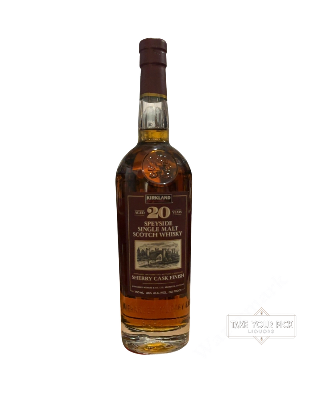 2018 Kirkland (Bottled by Alexander Murray & Co. Ltd.) Speyside Single Malt Scotch Whisky Sherry Cask Finish 92 Proof
