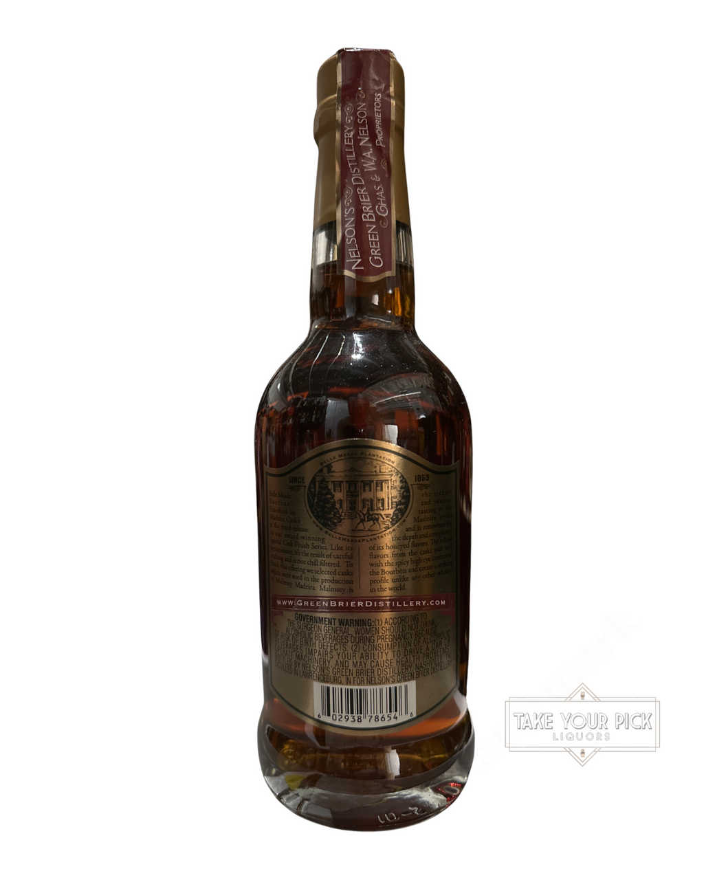 2018 Nelson's Green Brier Distillery BELLE MEADE Madeira Bourbon 90.4 Proof 375ml