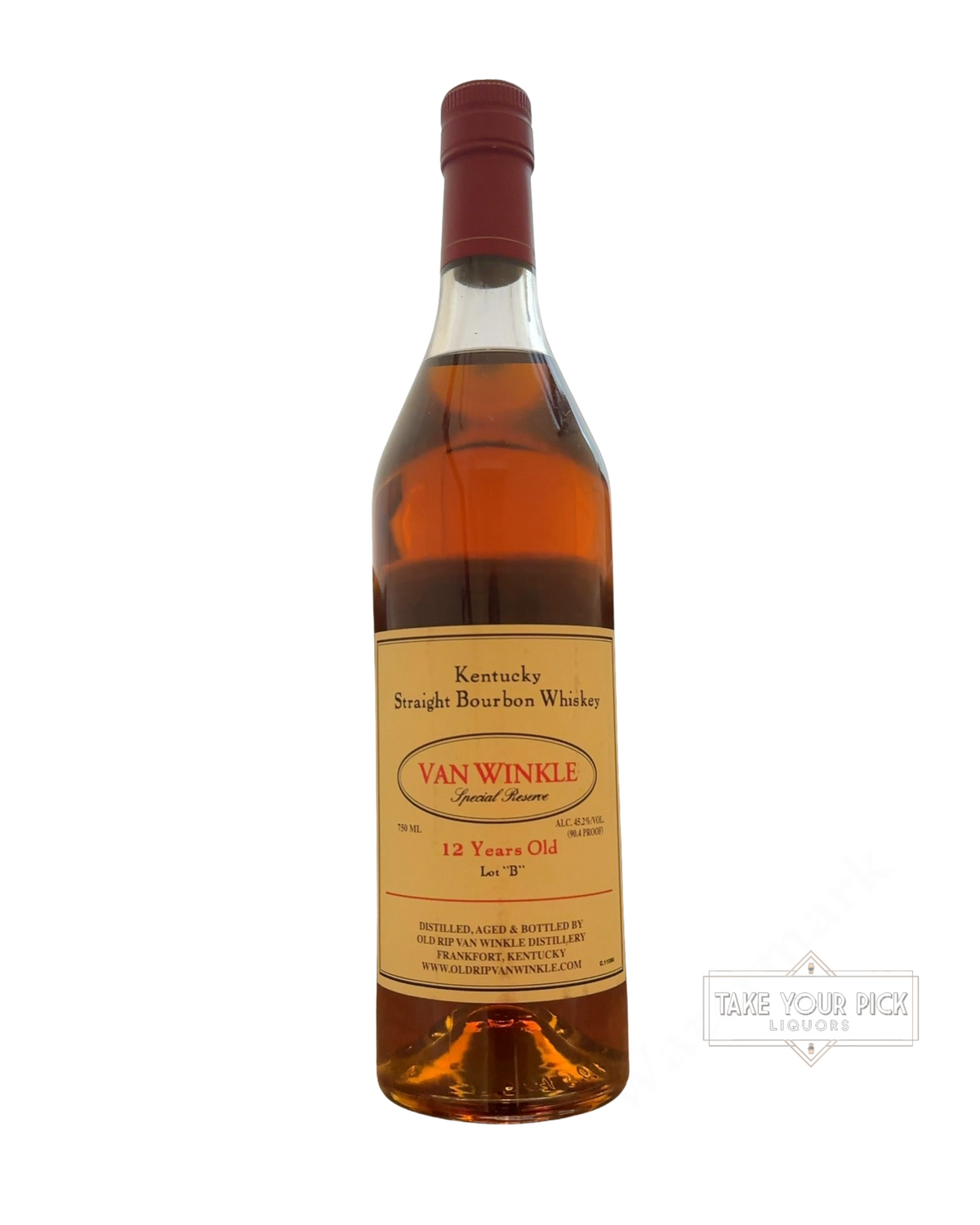 Old Rip Van Winkle Distillery Van Winkle Special Reserve 12 Years Old Lot "B" 90.4 Proof