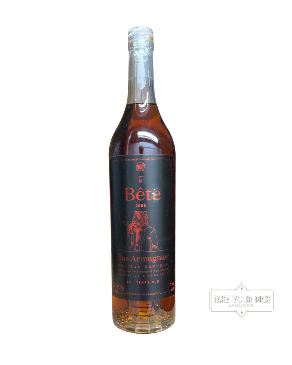 2021 Chateau Garreau La Bete 2005 Bas Armagnac Beastmasters Pick 104.6 Proof 700ml