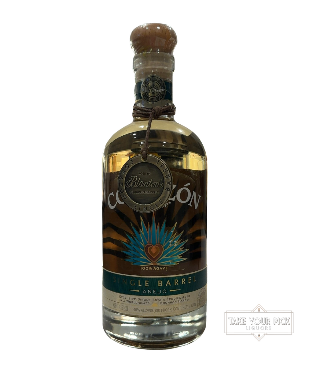 2021 Corazón Single Barrel Añejo 80 Proof 750ml