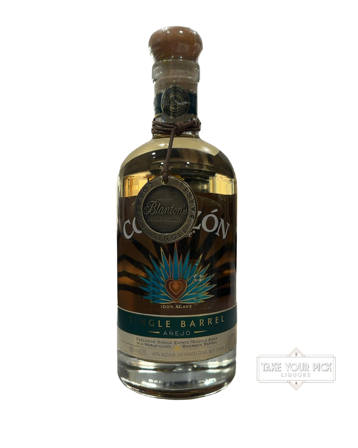 2021 Corazón Single Barrel Añejo 80 Proof 750ml