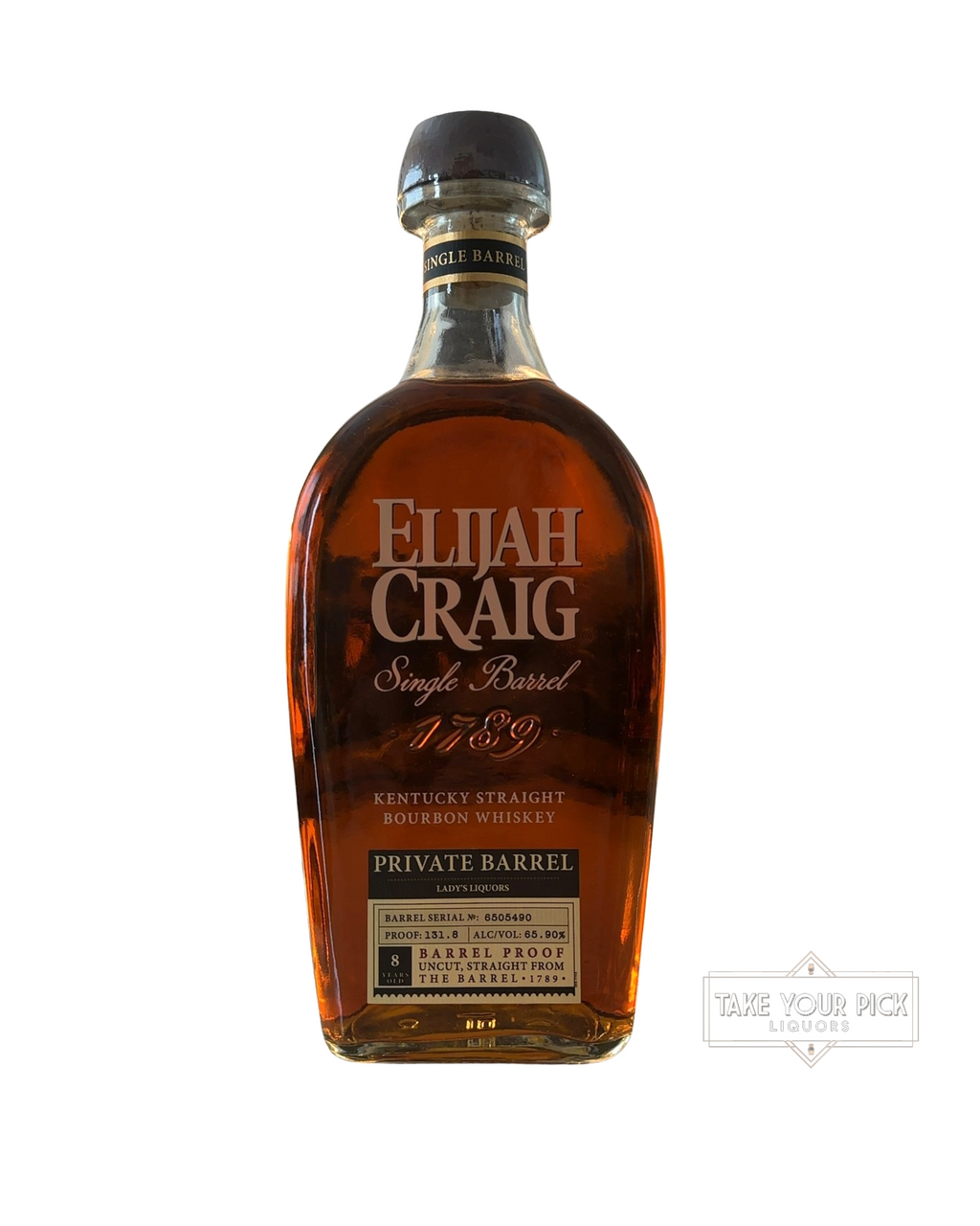2021 Elijah Craig Lady's Liquors Single Barrel 131.8 Proof 750ml