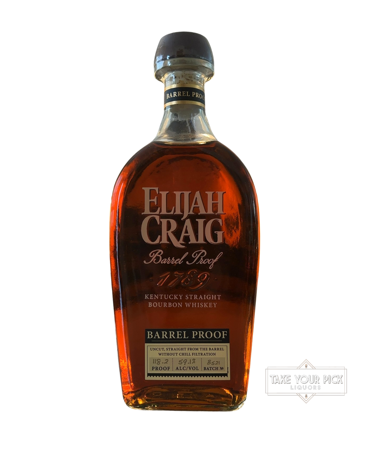 2021 Heaven Hill Distillery Elijah Craig Barrel Proof 118.2 Proof 750ml Batch B521