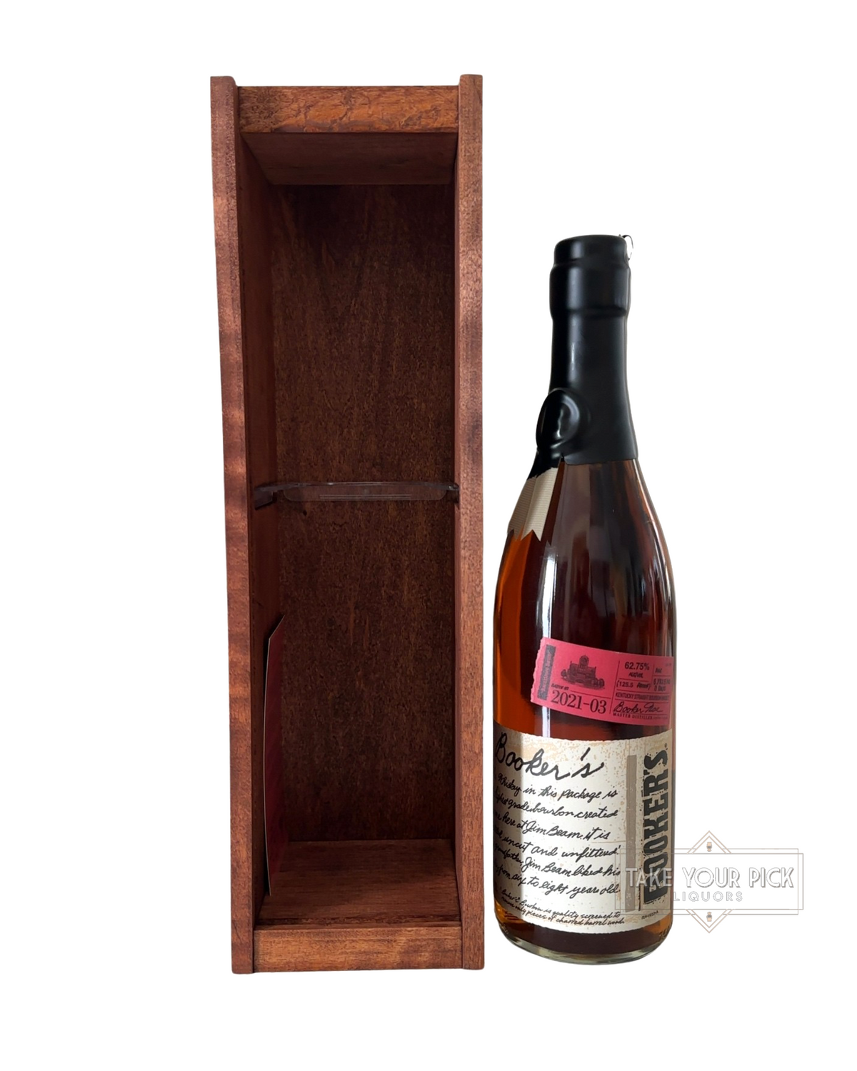 2021 Jim Beam Booker's Bourbon 125.5 Proof 750ml (Batch 2021-03)