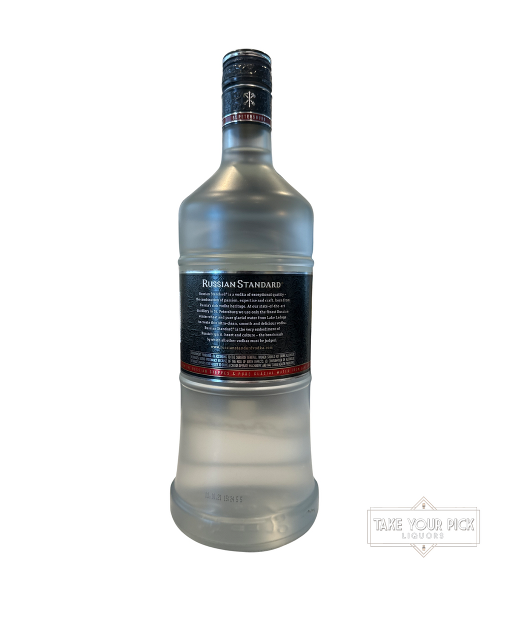 2021 Russian Standard Original Vodka 80 Proof 1.75L