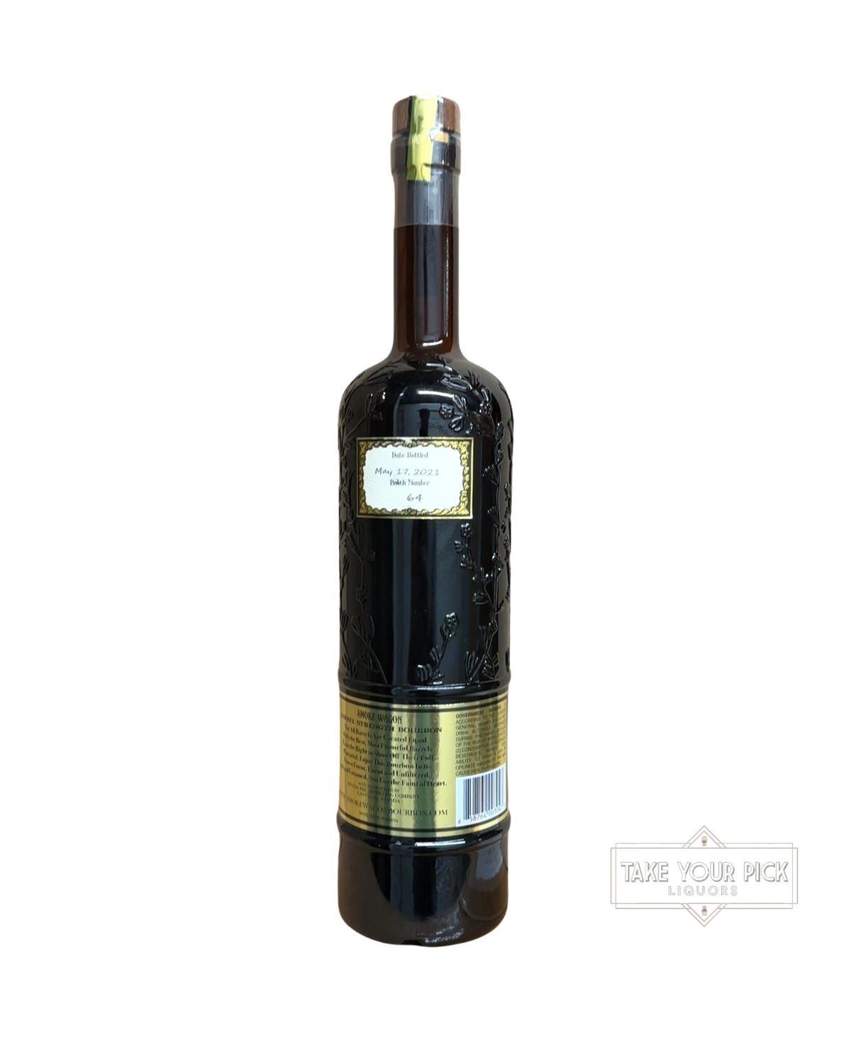 2021 SMOKE WAGON BARREL STRENGTH BOURBON 112.4 Proof 750ml (Batch 64)
