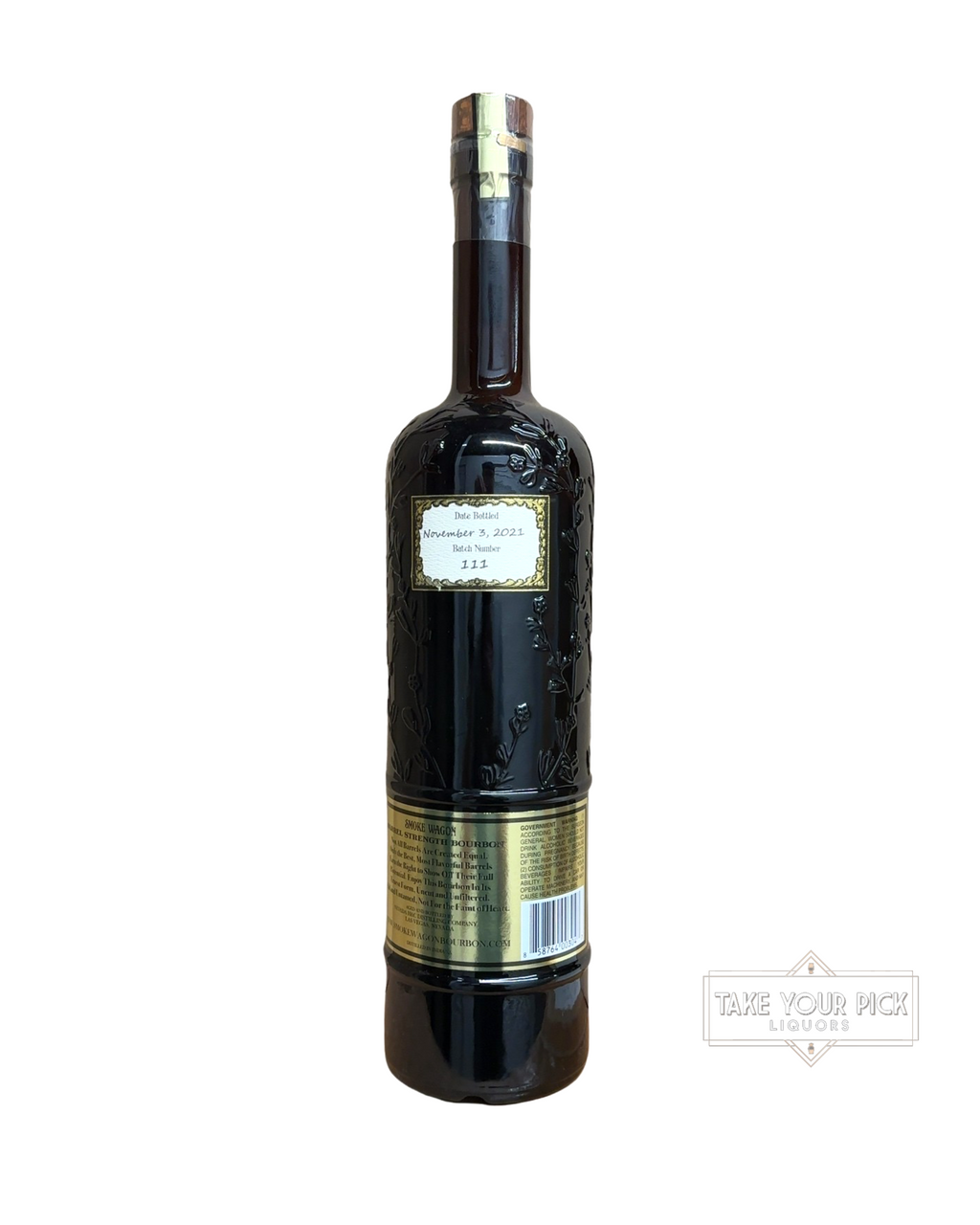 2021 SMOKE WAGON BARREL STRENGTH BOURBON 113.22 Proof 750ml (Batch 111)