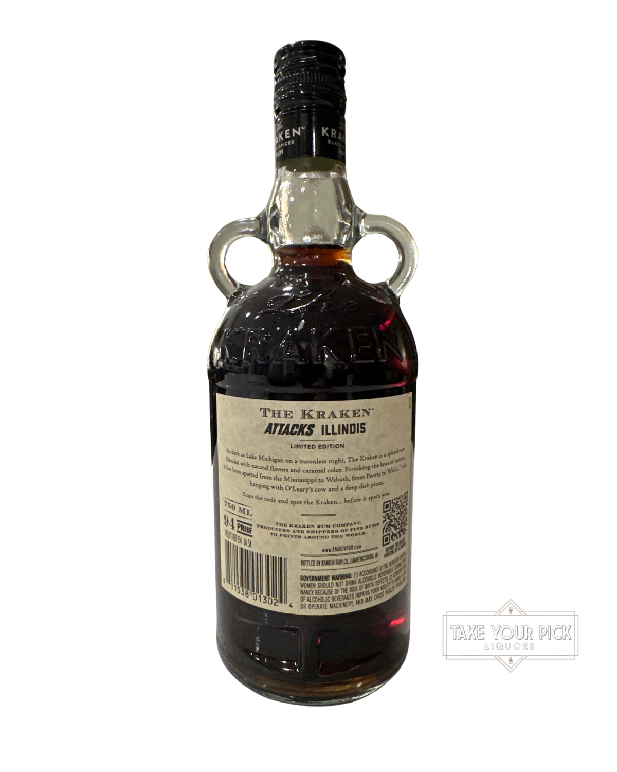 2021 The Kraken Attacks Illinois 94 Proof 750ml