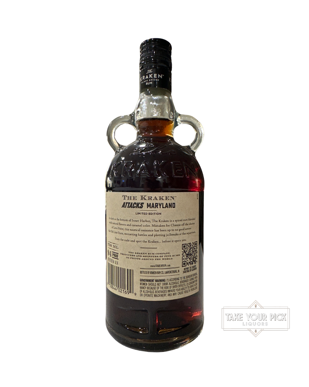 2021 The Kraken Attacks Maryland 94 Proof 750ml