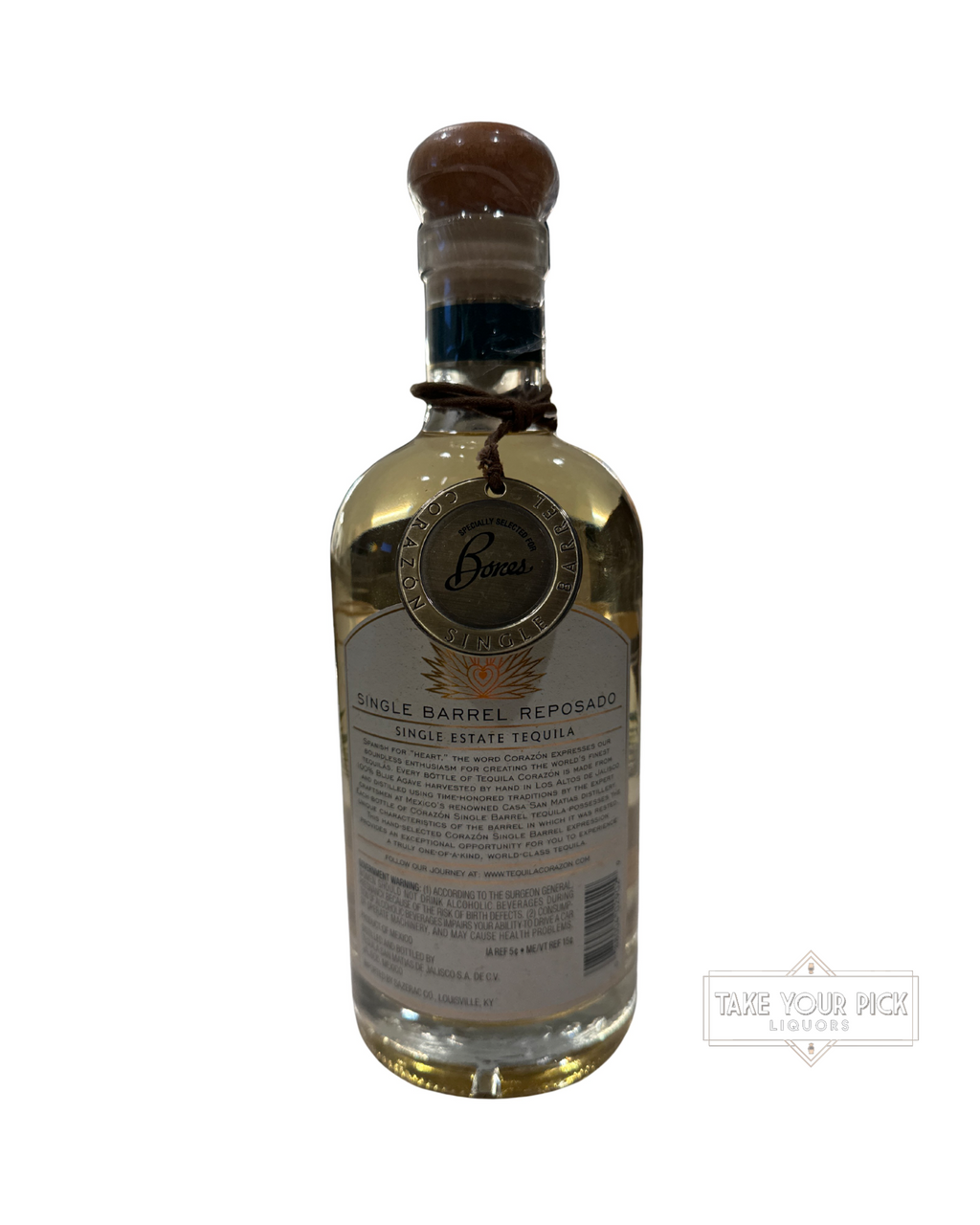2022 Corazón Single Barrel Reposado 80 Proof 750ml