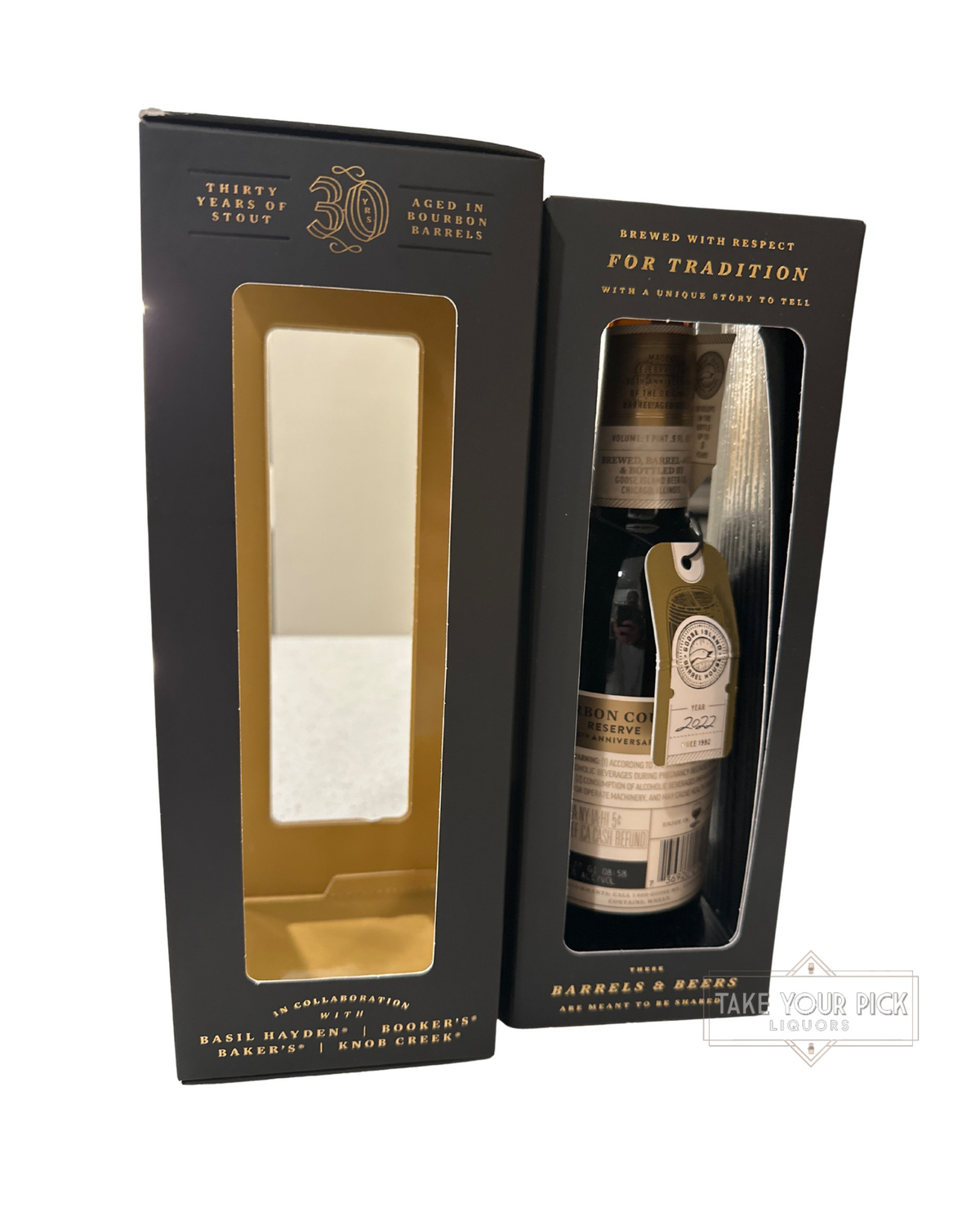 2022 Goose Island BOURBON COUNTY 30TH ANNIVERSARY RESERVE STOUT 28.8 Proof 500ml
