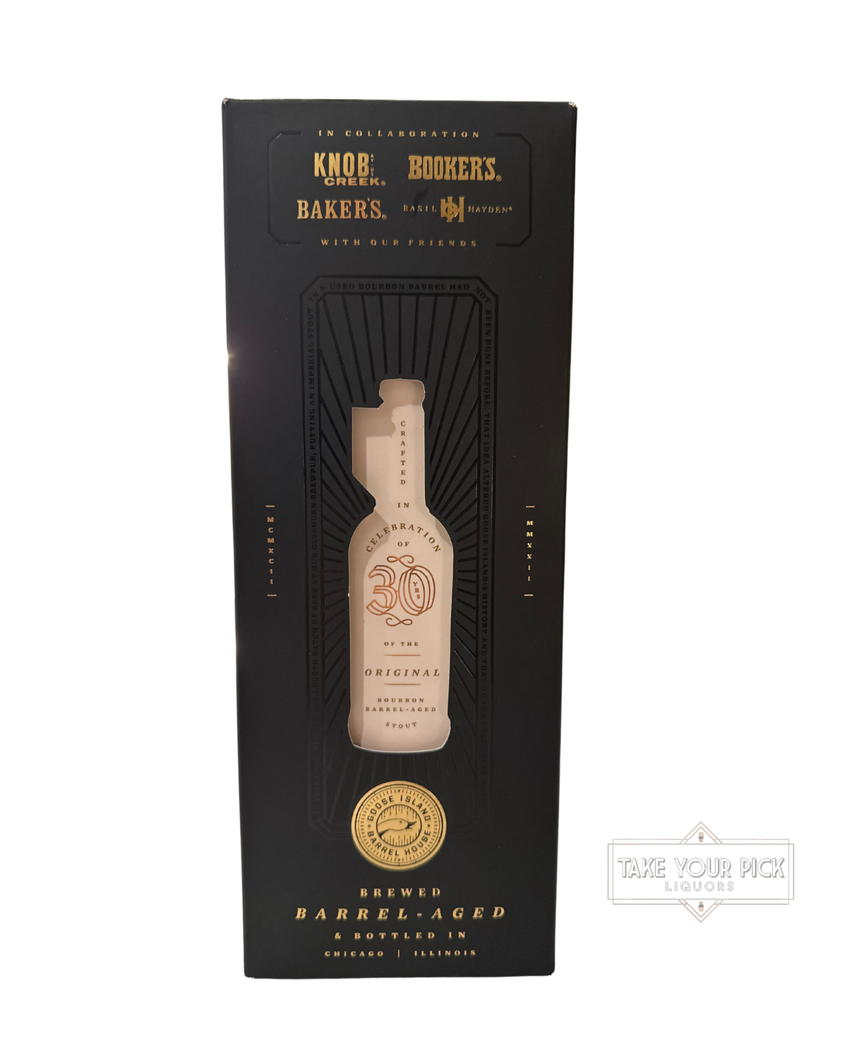 2022 Goose Island BOURBON COUNTY 30TH ANNIVERSARY RESERVE STOUT 28.8 Proof 500ml