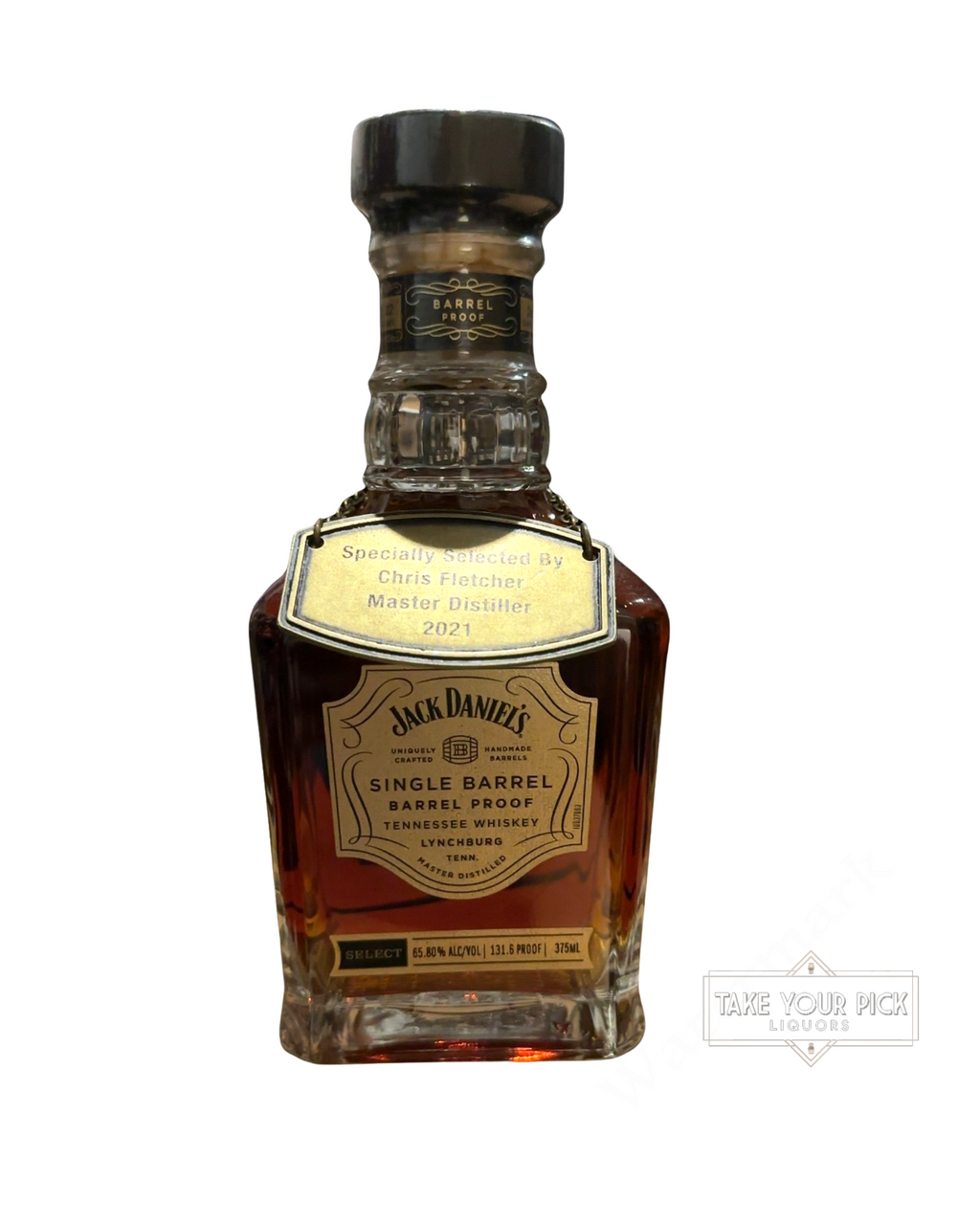 2022 Jack Daniel's Single Barrel Barrel Proof Tennessee Whiskey 131.6 Proof 375ml