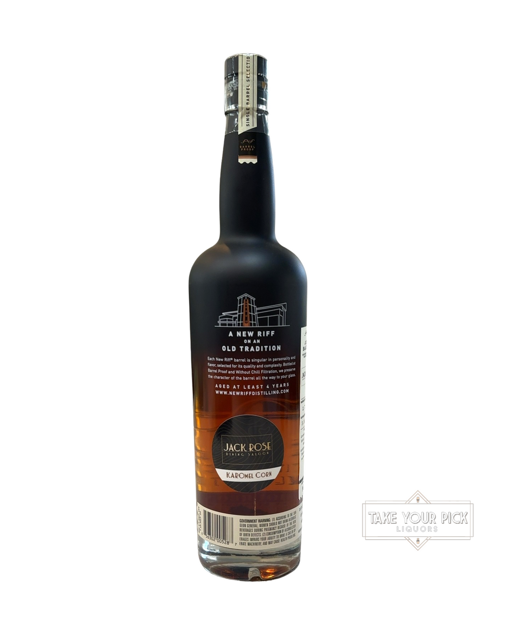 2022 New Riff Jack Rose Dining Saloon Karomel Corn 106.8 Proof 750ml