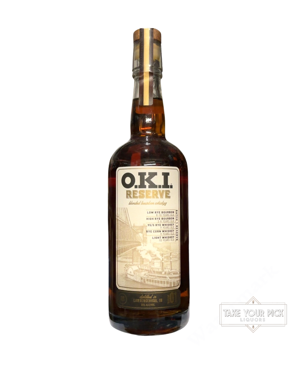 2022 O.K.I. Reserve Blended Bourbon Whiskey 100 Proof 750ml (Batch 1)