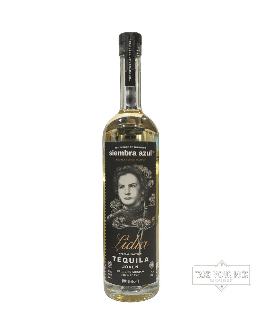 2022 Siembra Azul Lidia Special Edition Tequila Joven 80 Proof 750ml