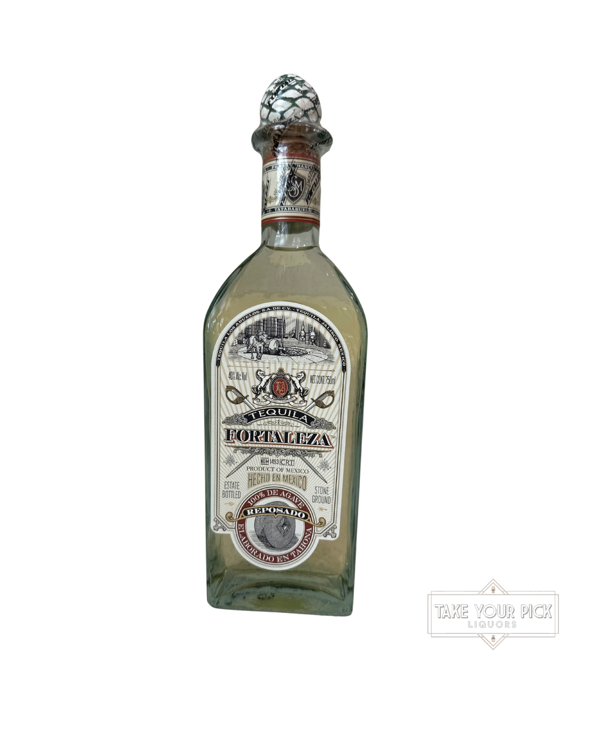 Fortaleza Tequila Reposado 80 Proof 750ml (Batch 154)