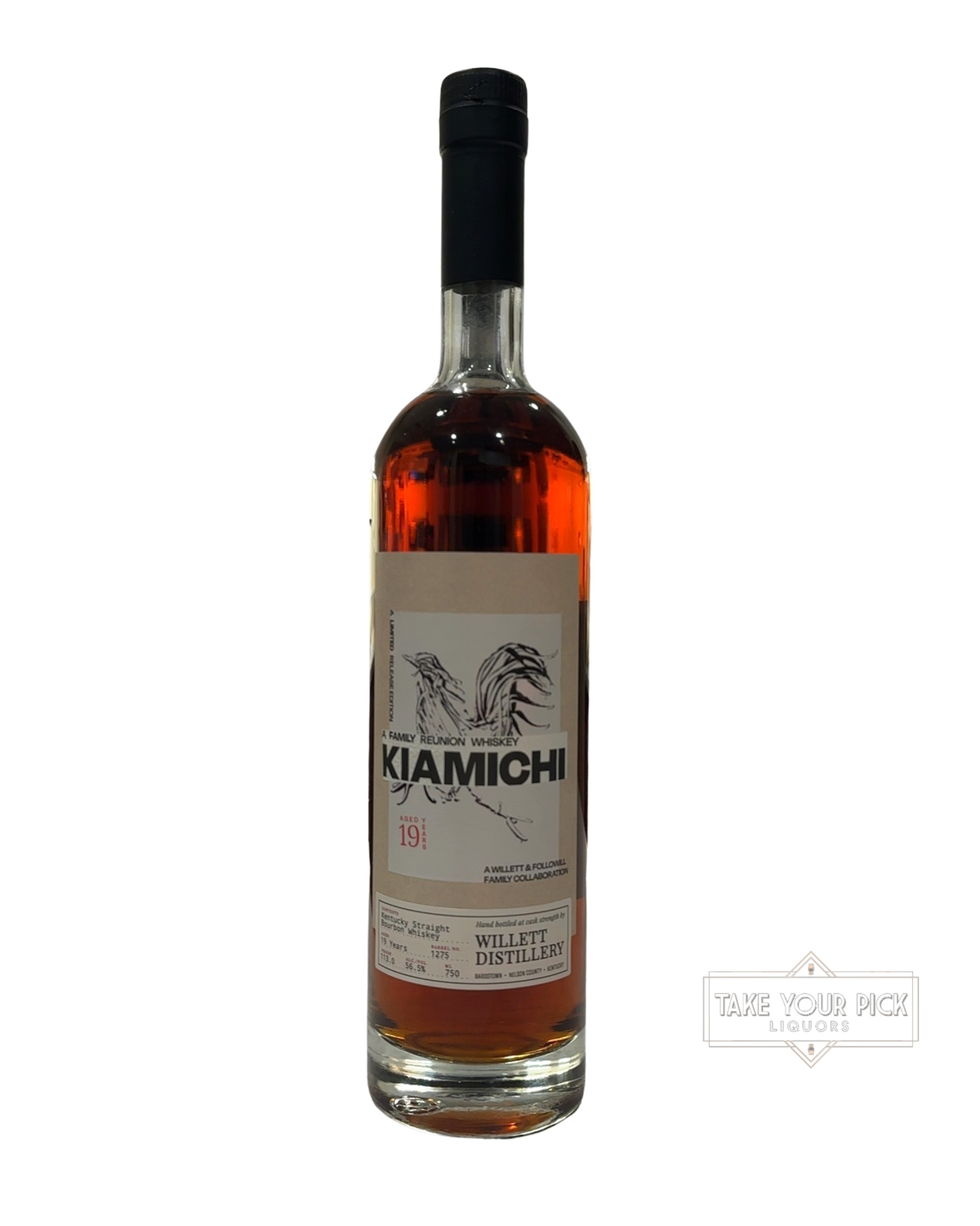 2022 Willett 19 Year Single Barrel Bourbon (Kiamichi Kings of Leon #1275) 113 Proof 750ml