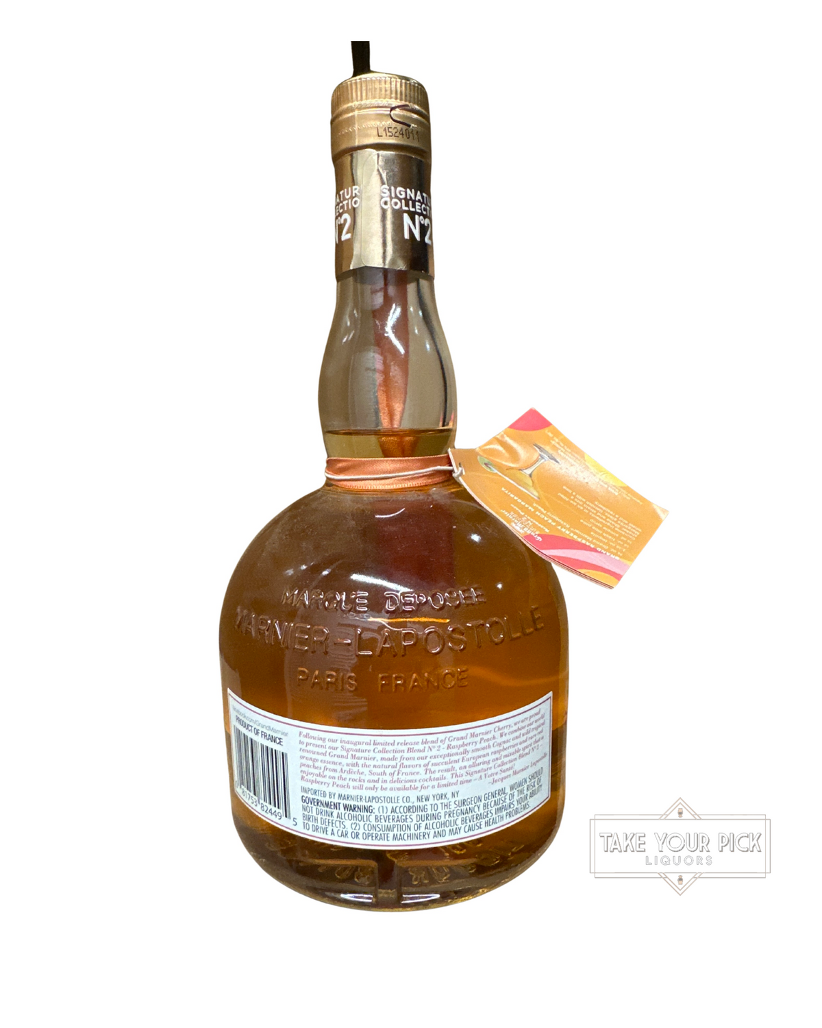 Grand Marnier Signature Collection N°2 Raspberry Peach 80 Proof 750ml