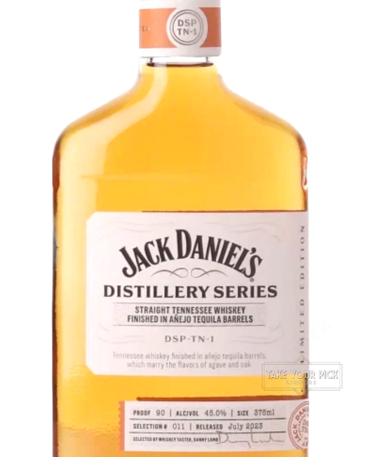 2023 Jack Daniel's Distillery Series Straight Tennessee Whiskey Finished in Anejo Tequila Barrels 90 Proof 375ml