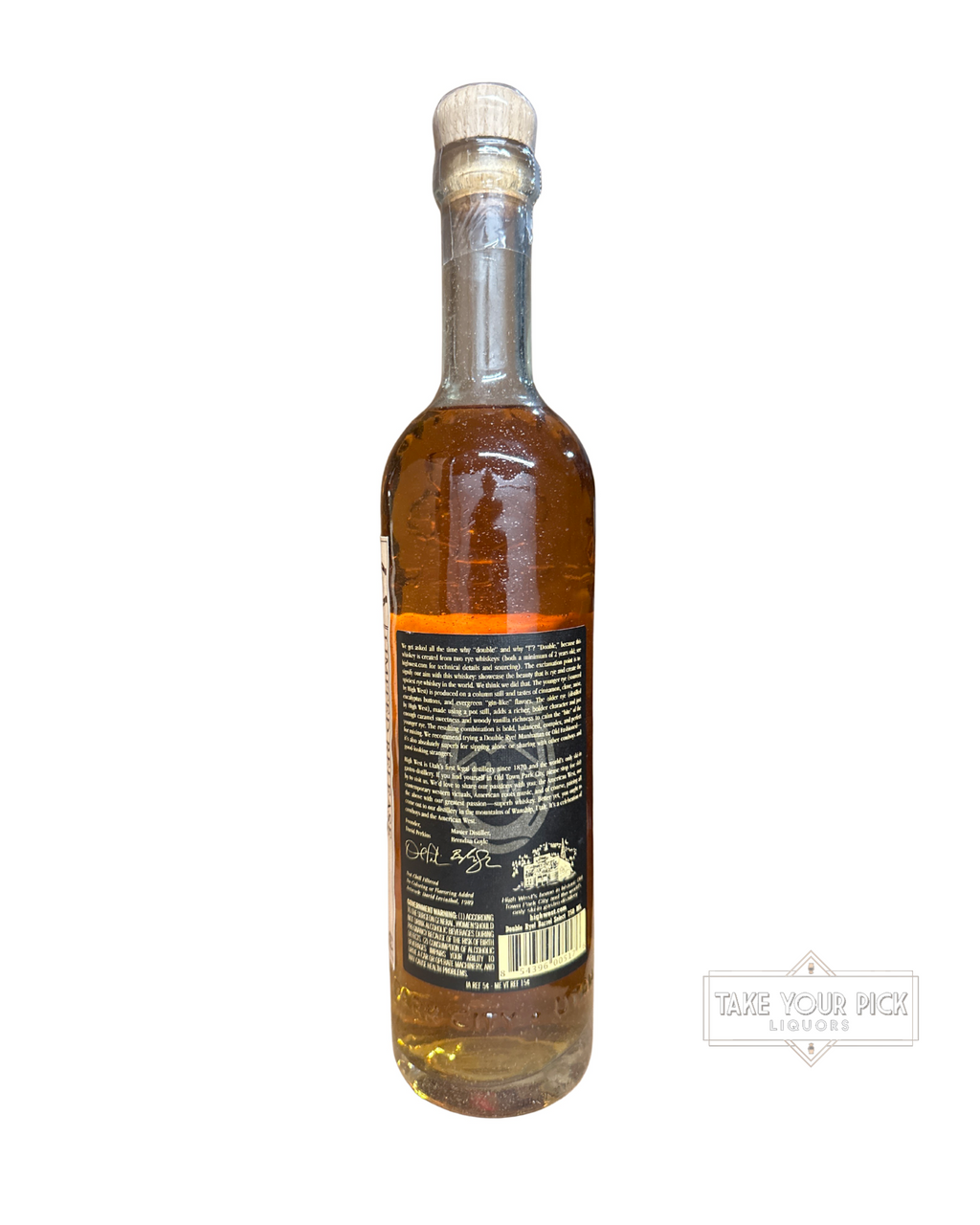High West Double Rye Total Wine Rum Cask 102.2 Proof 750ml