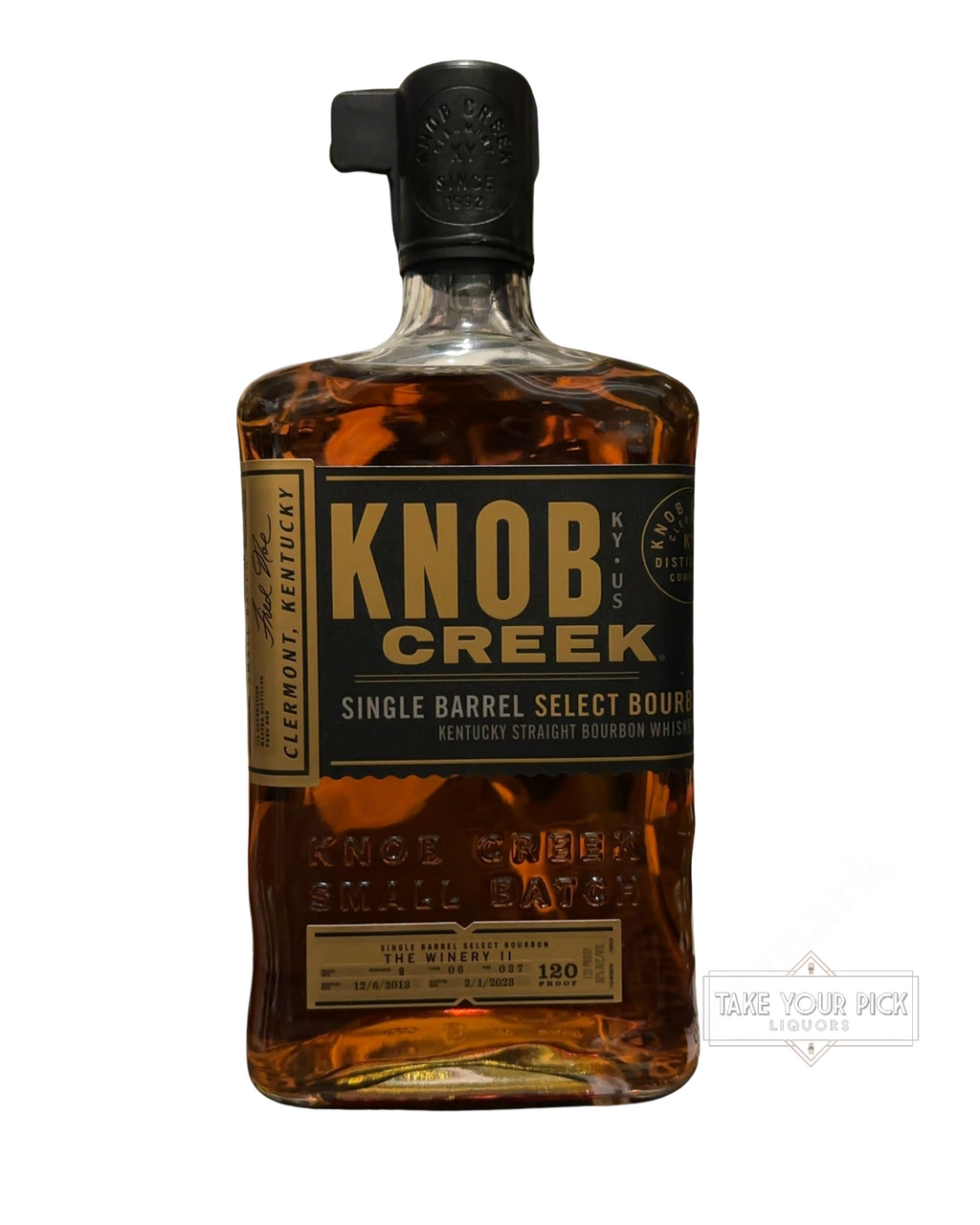 2023 Knob Creek Single Barrel Select Bourbon 120 Proof 750ml