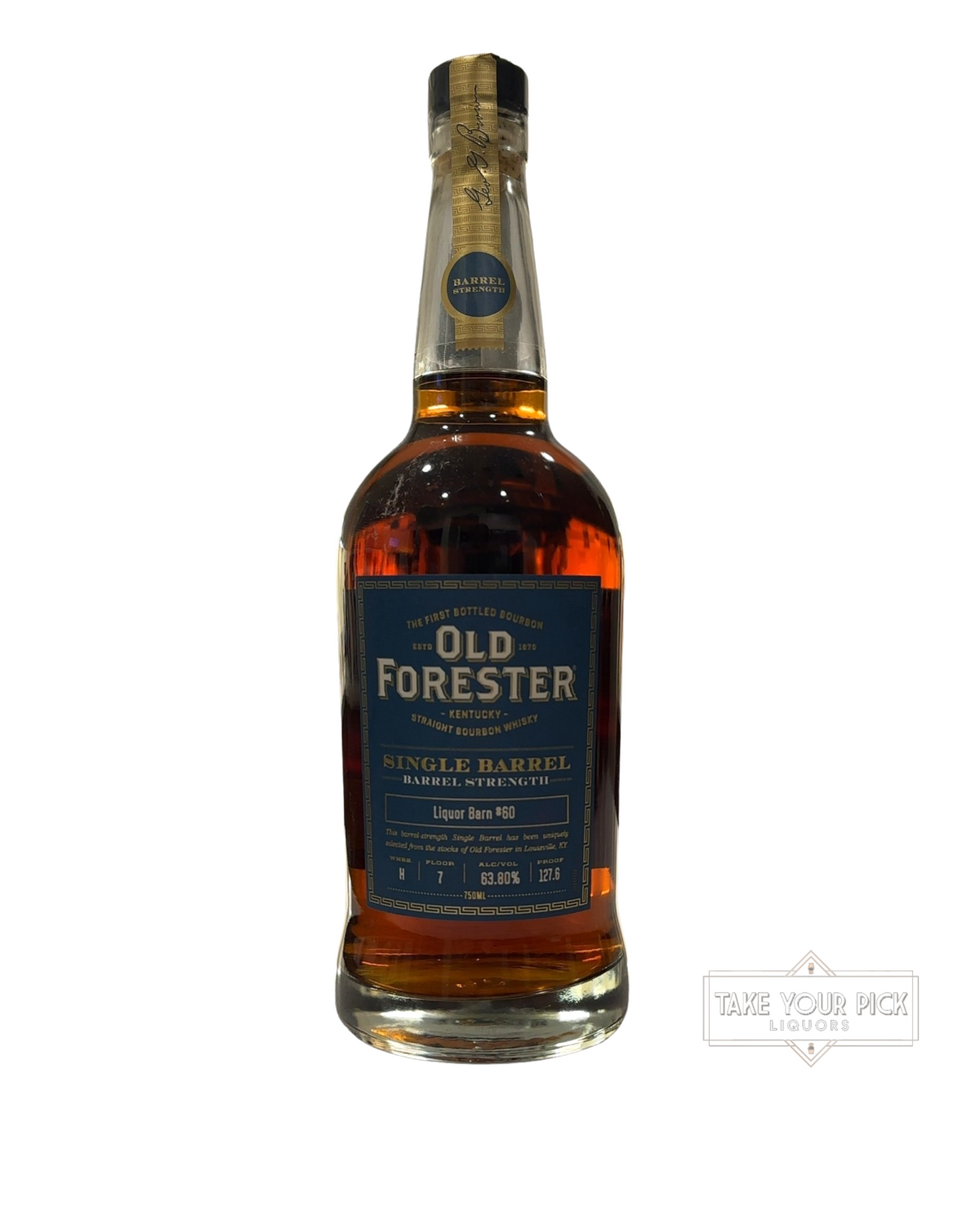 2023 Old Forester Single Barrel Barrel Strength 127.6 Proof 750ml