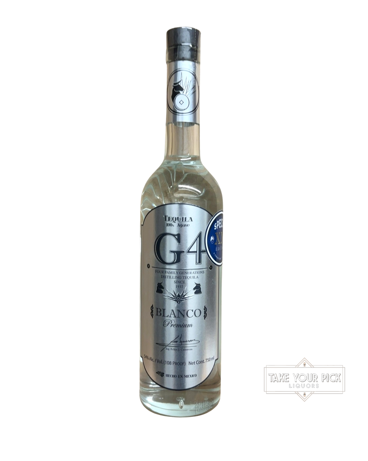 2024 G4 Blanco Premium 108 Proof 750ml
