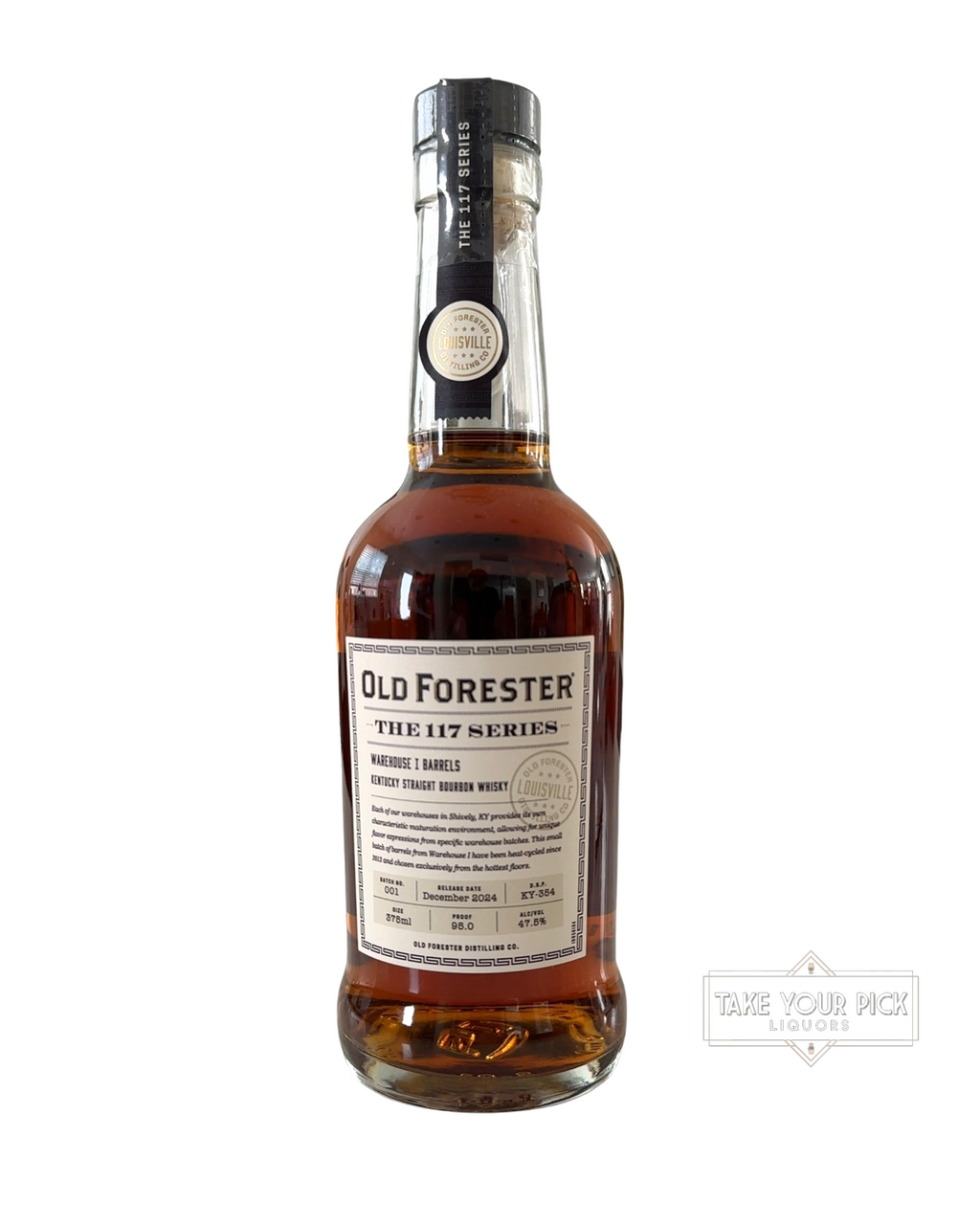 2024 Old Forester The 117 Series Warehouse I Barrels 95 Proof 375ml