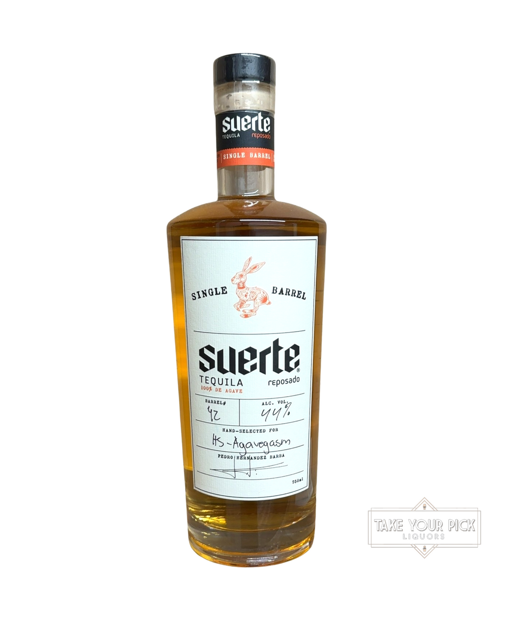 2024 Suerte Single Barrel Tequila Reposado 88 Proof 750ml