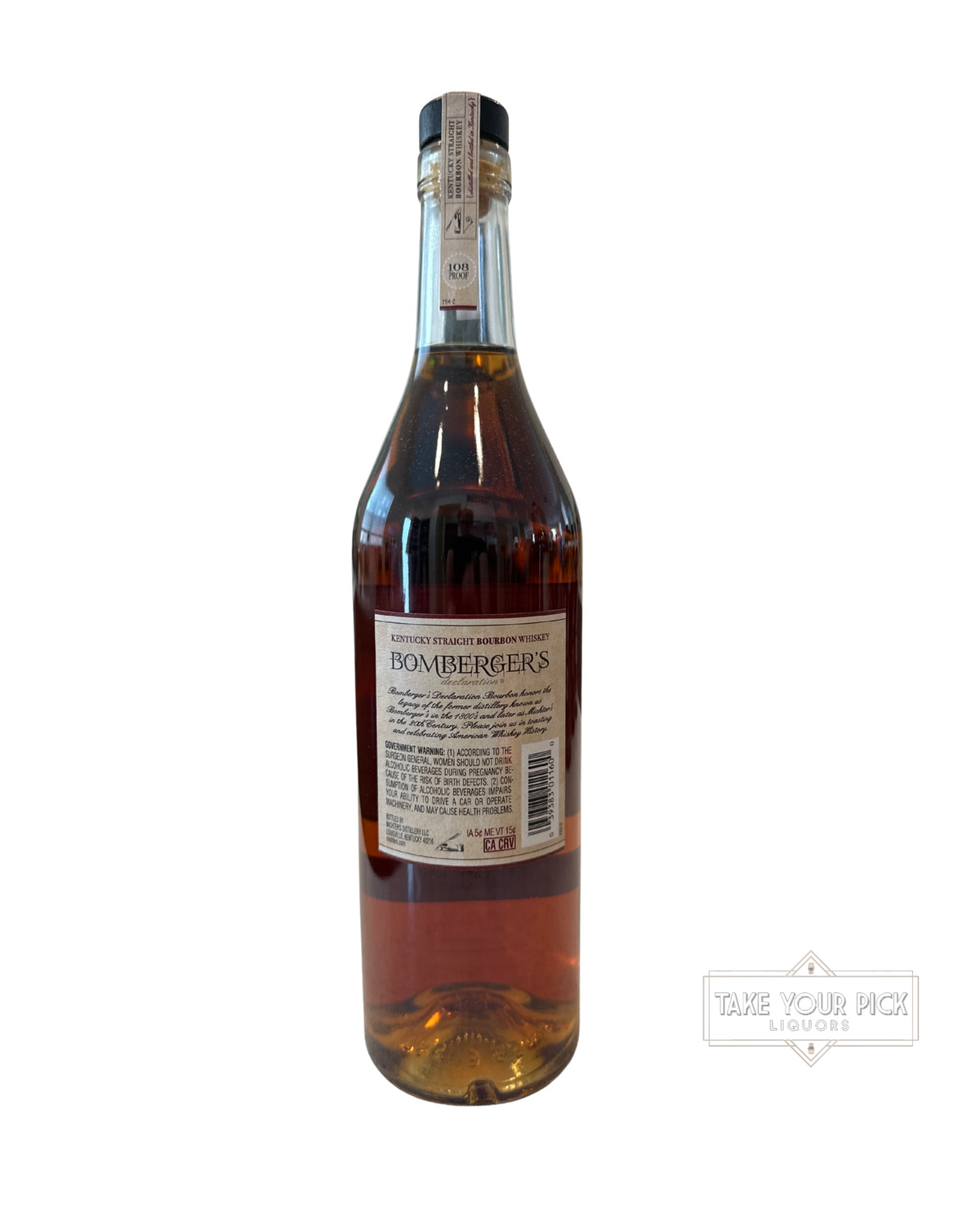 2025 Bomberger's Declaration Small 108 Proof 750ml