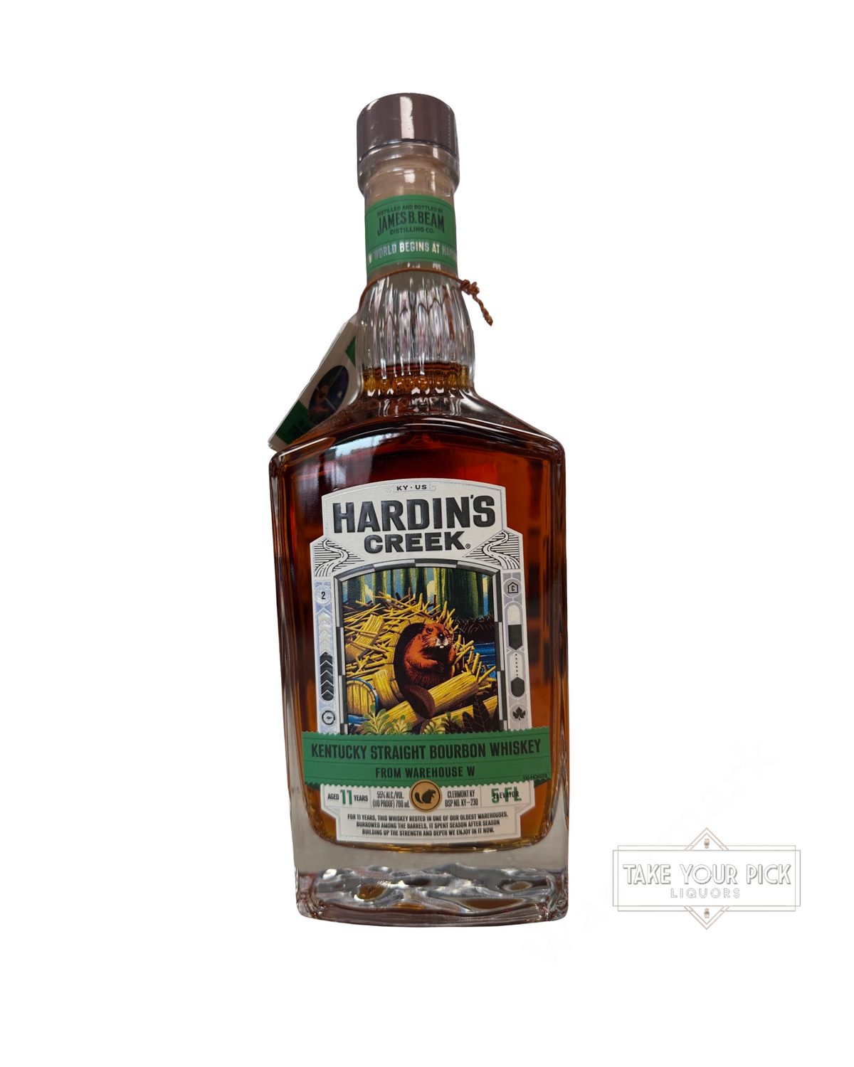 2025 James B. Beam Distilling Co. Hardin's Creek Kentucky Straight Bourbon Whiskey From Warehouse W 110 Proof