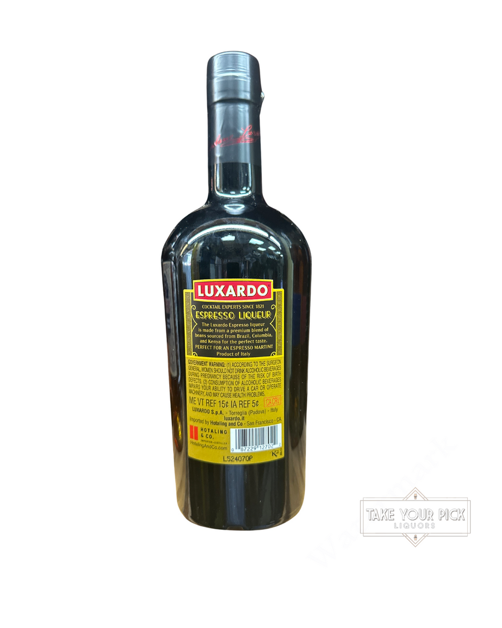 2025 Luxardo Espresso Premium Italian Coffee Liqueur 54 Proof 750ml