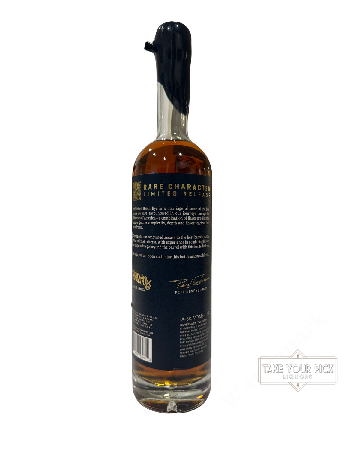 2025 Rare Character Straight Rye Whiskey 119.94 Proof