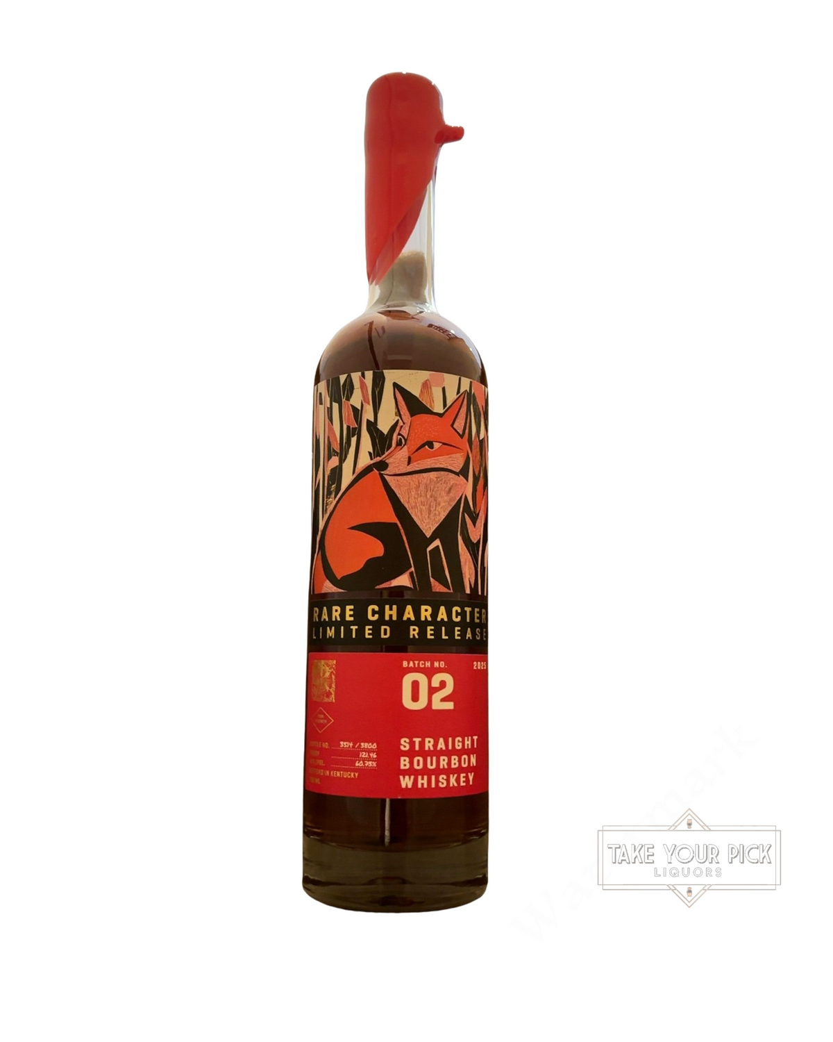 2025 Rare Character Whiskey Rare Character Limited Release Straight Bourbon Whiskey 119.5 Proof Batch 02