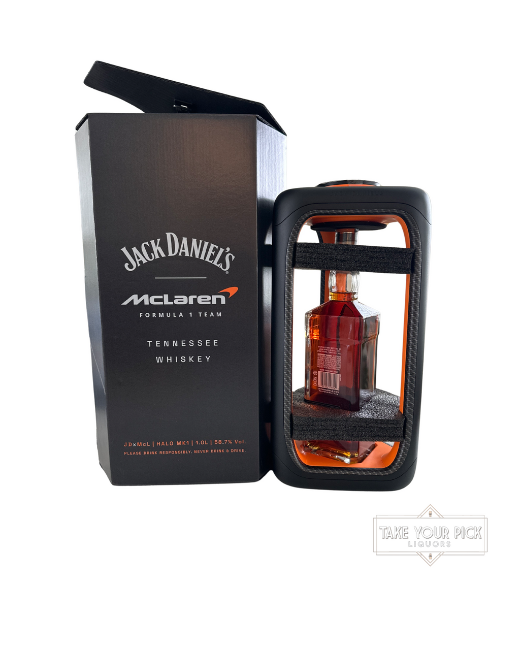 2026 Jack Daniel's Halo MK1 McLaren Formula 1 Team Tennessee Whiskey 117.4 Proof 1000ml